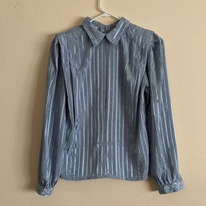Vintage Striped Blouse